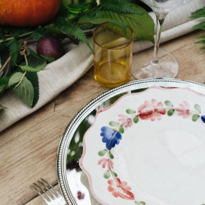 Assiette plate Gladys