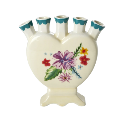 Vase ceramic heart