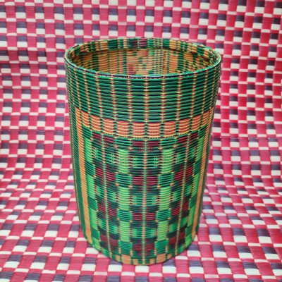 Treated basket - Size M - Green