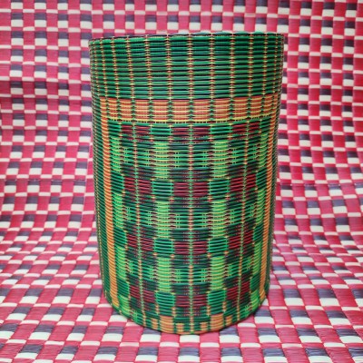 Treated basket - Size M - Green