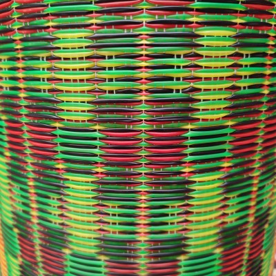 Treated basket - Size M - Green