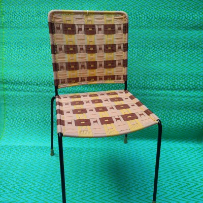 Right chair - Brown/Jaune Carreaux 1