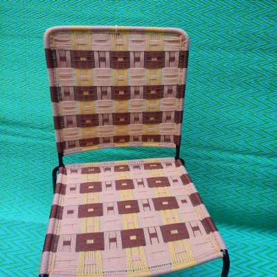 Right chair - Brown/Jaune Carreaux 1