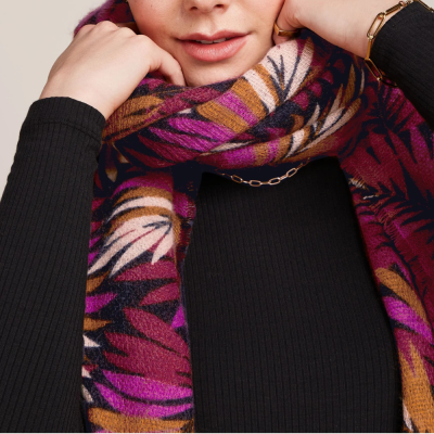 Scarf - Ornette - Wild Fuchsia