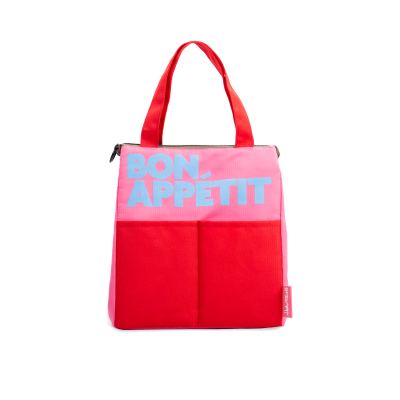 Isothermal bag for Lunchbox - Pink - Bon appétit