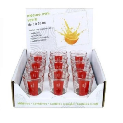 Mini measuring glass (5 to 35 ml)