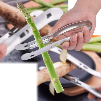 Double asparagus peeler