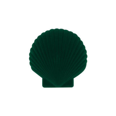 Shell shaped jewelry box - green