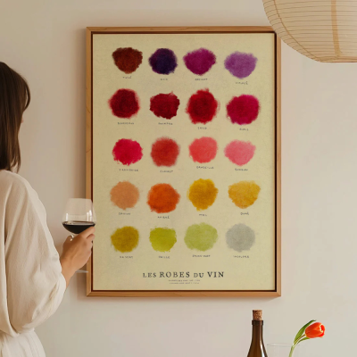 Poster - vestidos de vino