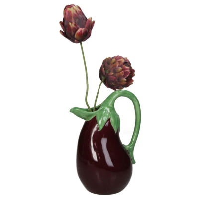 Eggplant vase