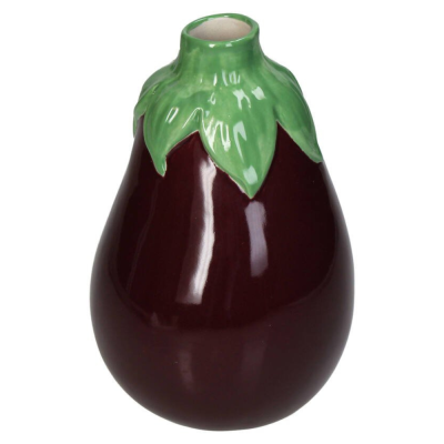 Eggplant vase