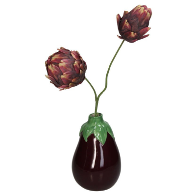 Eggplant vase