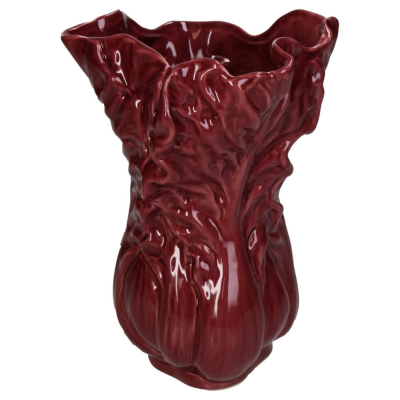 Red cabbage vase