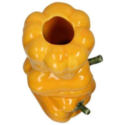 3 pepper vase - yellow