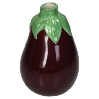 Aubergine candlestick