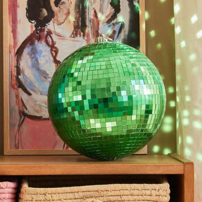 Disco Ball - Forest Green 25cm