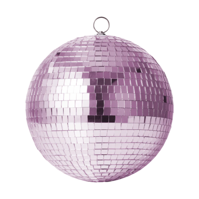 Disco Ball - Pale rosa 25cm