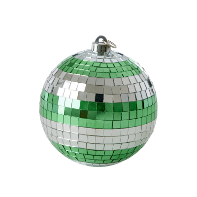 Boule Disco - Vert forêt 15cm