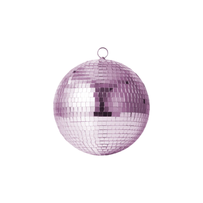 Boule Disco - Rose 15cm