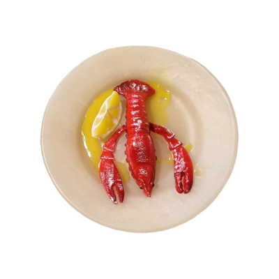 Oil-shaped lobster candle