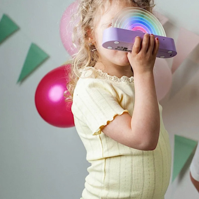 Rainbow dancing lamp