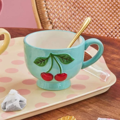 Ceramic Mug - Cherries