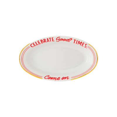 Plat ovale - Celebrate Goods Time