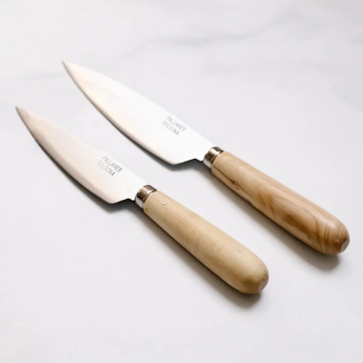 Stainless steel kitchen knife - box handle - 12 cm