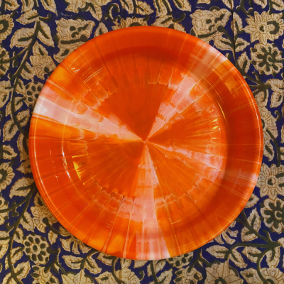 Assiettes plates - Orange, Vert ou Violet