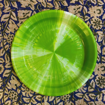 Assiettes plates - Orange, Vert ou Violet