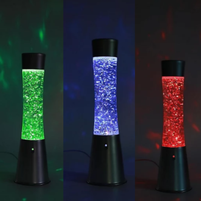 Lampe à lave - Glitter - Lumière changeante