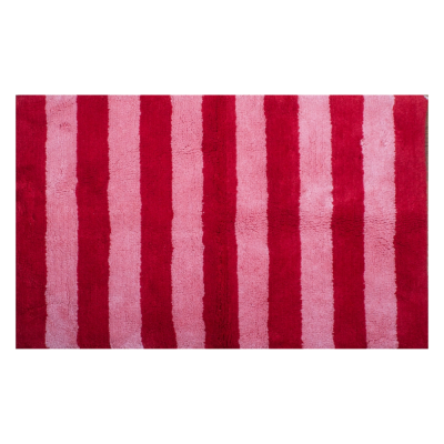Tapis de bain - Rose et Rouge