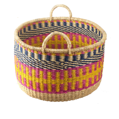 Panier Ghanéen - Jaune - Grand