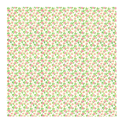 Nappe 150 x 150 - Fleurs vertes
