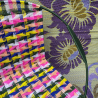 Silla redonda - Rosa, verde y amarillo - Patrones