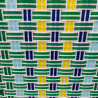 Silla redonda - verde, azul y amarillo - Striped