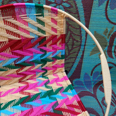 Silla redonda - Beige, Pink, Azul