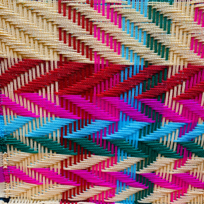Round Chair - Beige, Pink, Blue