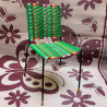 Silla derecha - Verde, Rosa, Azul