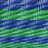 Silla derecha - Azul y Verde