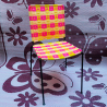 Silla derecha - Rosa y Amarillo