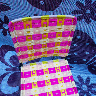 Silla derecha - Rosa y Amarillo