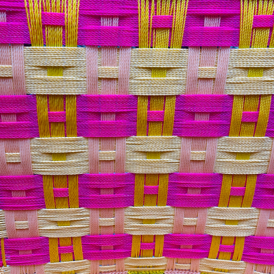 Silla derecha - Rosa y Amarillo
