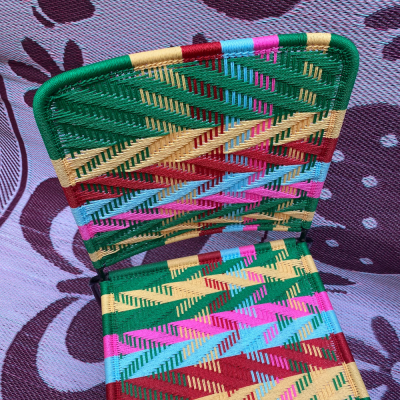Silla derecha - Verde, Amarillo, Rojo, Azul claro, Rosa