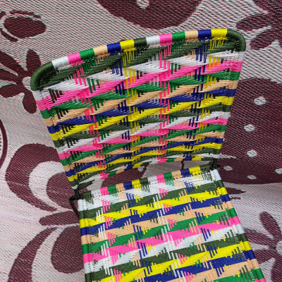 Silla recta - Multicolor - Verde, Amarillo, Azul, Blanco, Rosa
