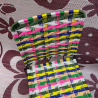Silla recta - Multicolor - Verde, Amarillo, Azul, Blanco, Rosa