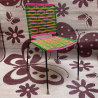 Silla derecha - Verde, Rosa, Amarillo