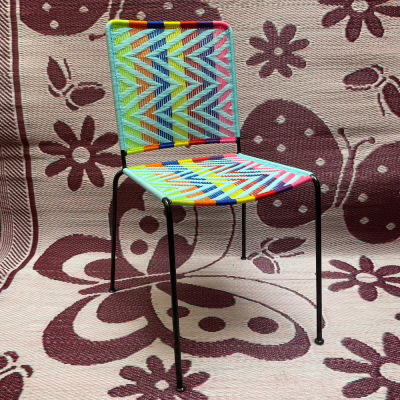 Silla derecha - Fluo verde, Azul claro, azul, naranja