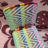 Silla derecha - Fluo verde, Azul claro, azul, naranja