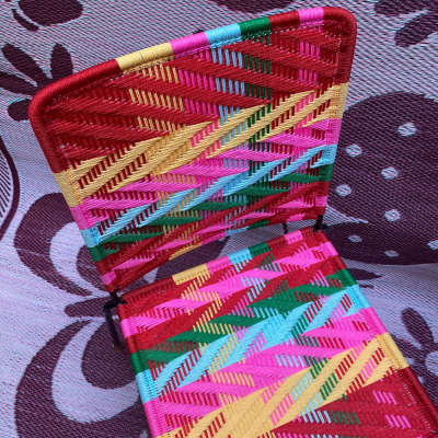 Straight chair - Red, Yellow, Rose